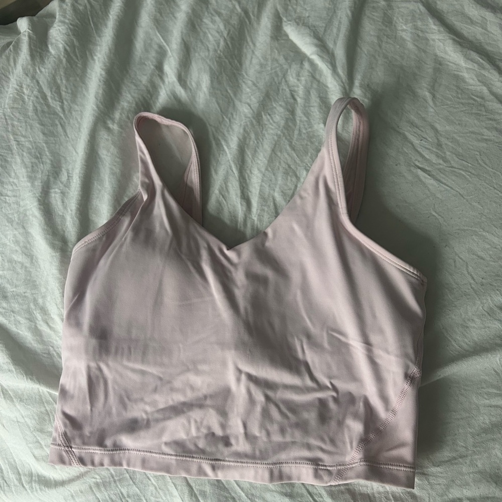 Light pink workout top